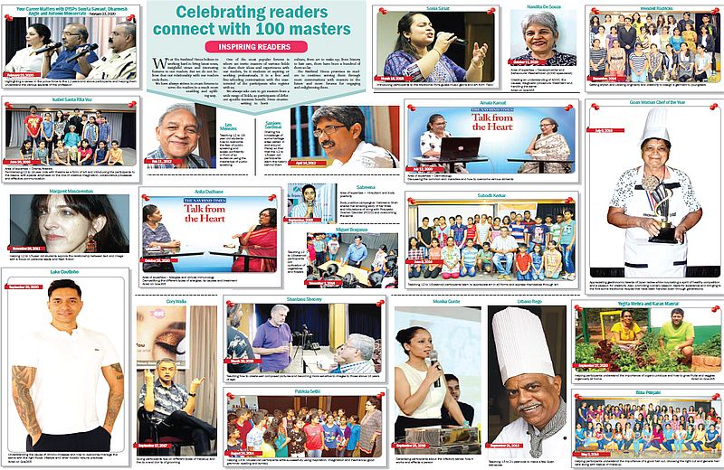 Celebrating readers connect with 100 masters