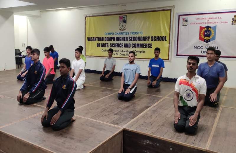 VDHSS celebrates International Yoga Day
